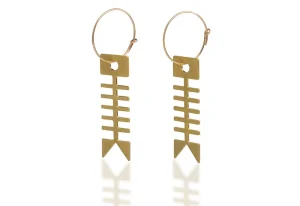 earrings fishbone
